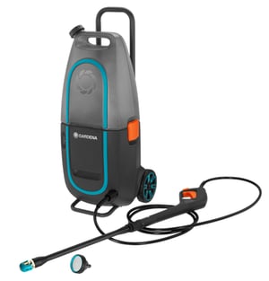Gardena 9341-20 podkładka ciśnieniowa Wyprostowany Bateria Czarny