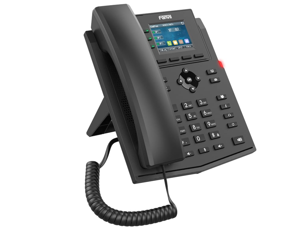 Fanvil X303W telefon VoIP Czarny 4 linii LCD Wi-Fi