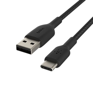 Belkin CAB002BT2MBK USB-Kabel, 2 m, USB-A auf USB-C, schwarz