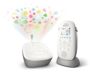 Philips AVENT SCD733/26 Babyphone 330 m Grau, Weiß
