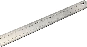 Wedo 52 5130 Ruler Desk Ruler 300 mm Steel Silver 1 pc.