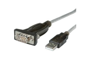ROLINE 12.02.1163 Parallel Cable, Gray, 1.8 m, USB Type-A to DB-9