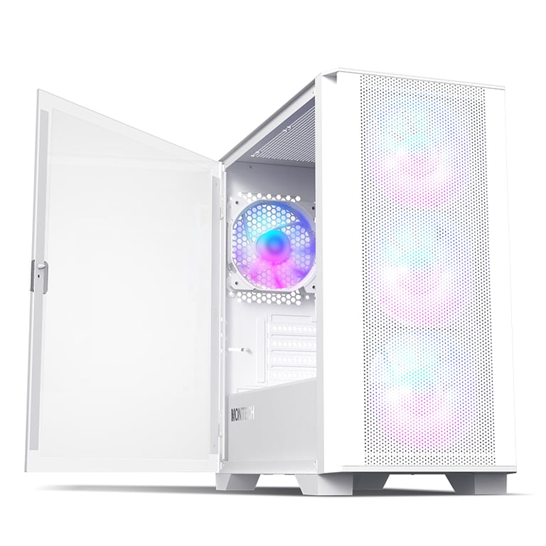 Montech Air 100 ARGB Mini Tower Biały