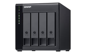 QNAP TL-D400S Hard Drive Enclosure HDD/SSD Enclosure Black, Gray 2.5/3.5"