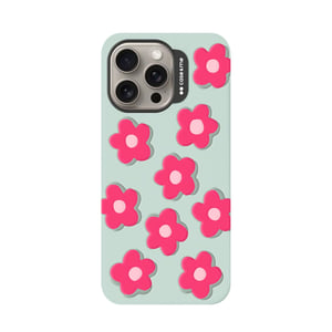 Case & Me Jelly pokrowiec na telefon komórkowy 17 cm (6.7") Niebieski, Różowy