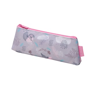 Herlitz Delicate Gingko Mjuk pennväska Polyester Rosa, Lila