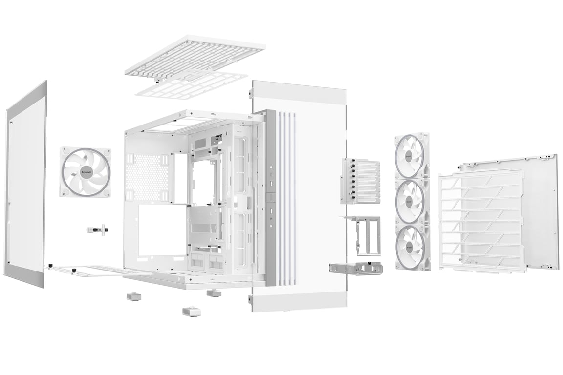 be quiet! LIGHT BASE 900 DX White Full Tower Biały