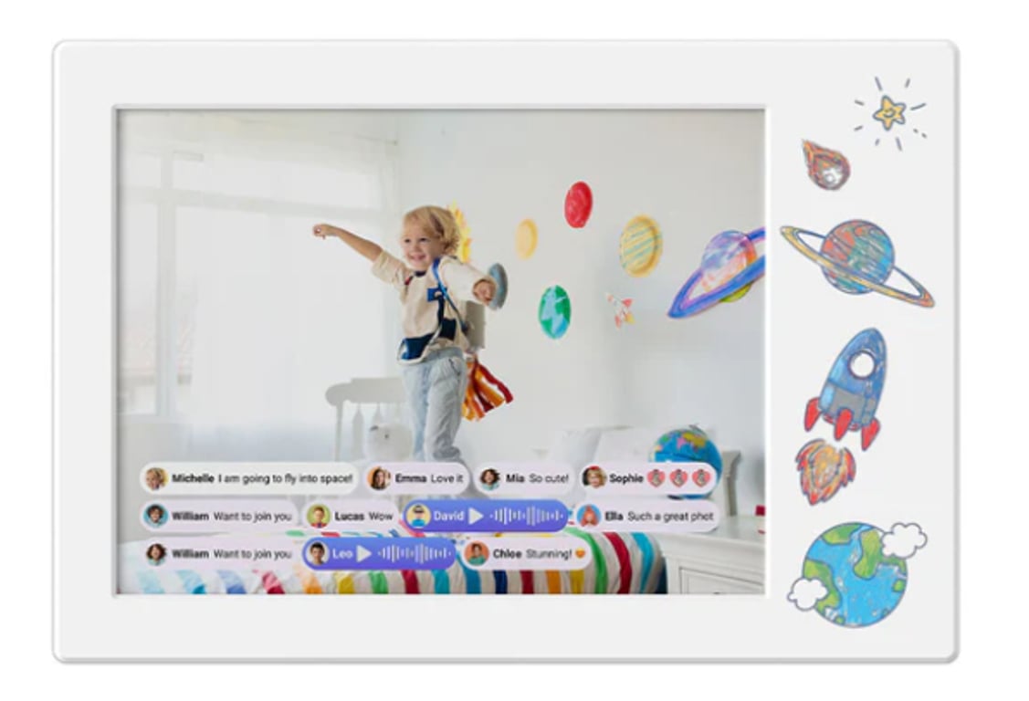 фото Цифрова рамка Myfirst Doodle White (FF0901SA-WE01)