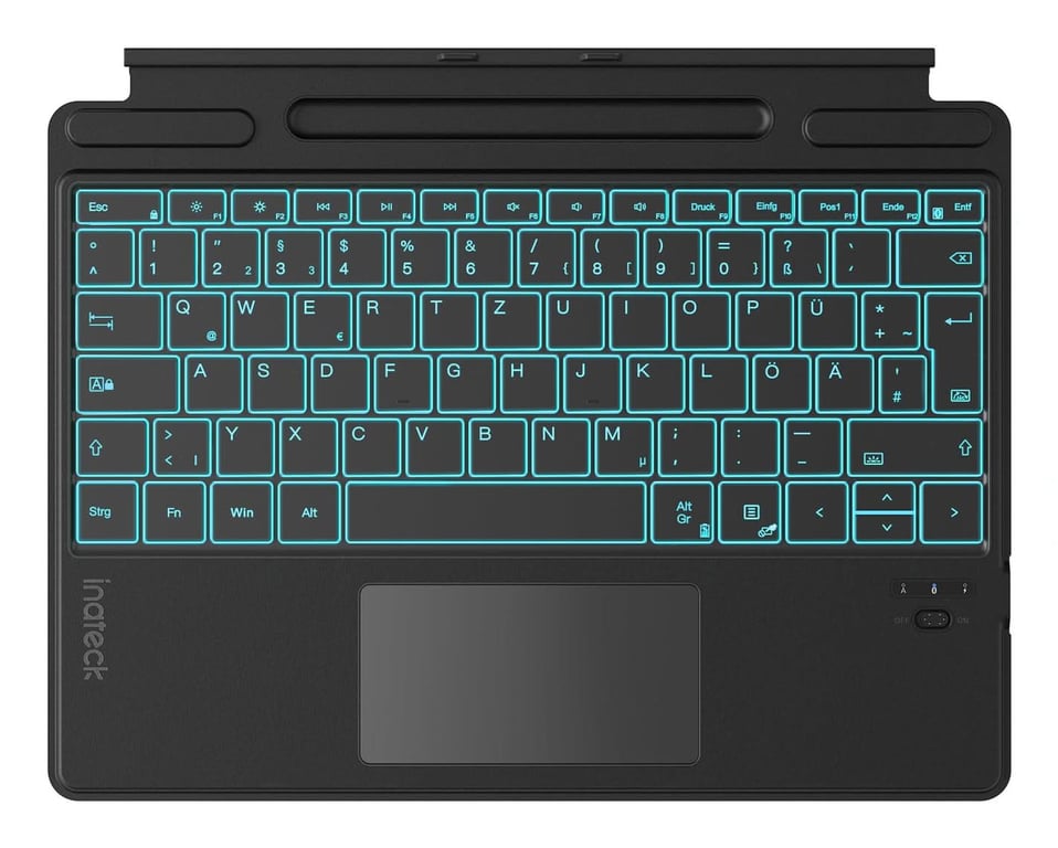 Inateck KB05114 QWERTZ Bluetooth Czarny