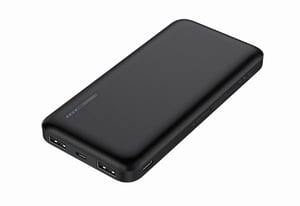 Gembird PB10-01 Lithium-Polymer-Powerbank (LiPo) 10000 mAh Schwarz