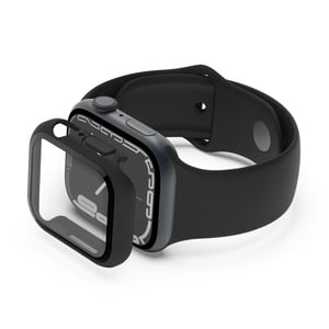 Belkin ScreenForce Displayschutzfolie, schwarz, transparentes Polycarbonat (PC), gehärtetes Glas