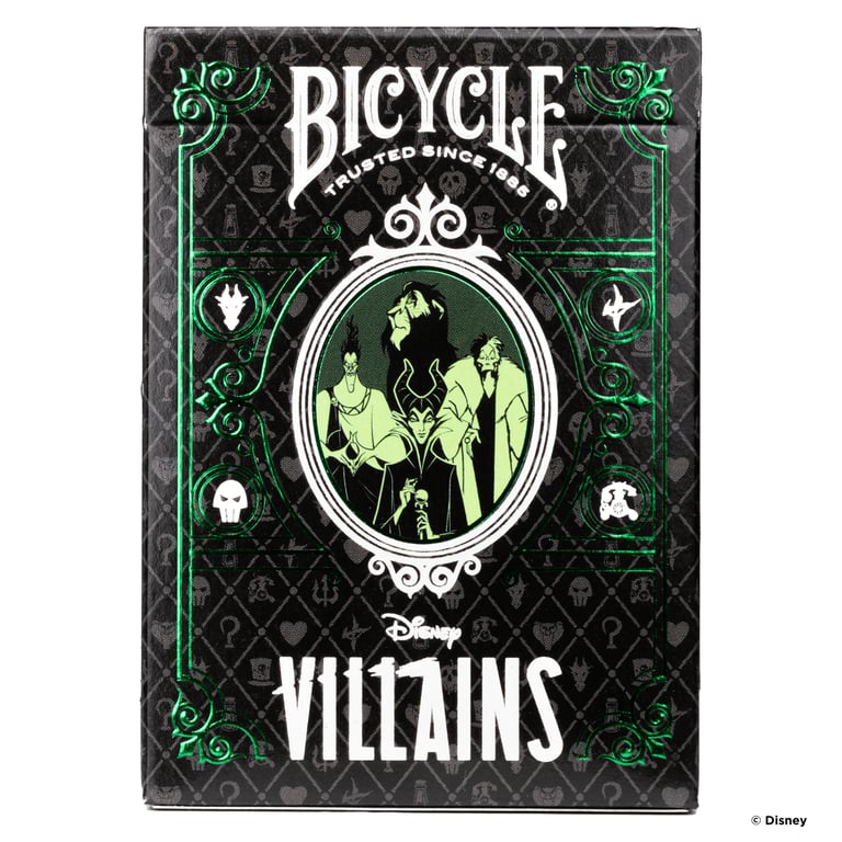 Bicycle Disney Villains karta do gry 56 szt.