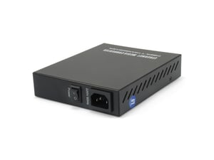 LevelOne GVM-1220 1000 Mbit/s 1310 nm Network Converter, Single, Black