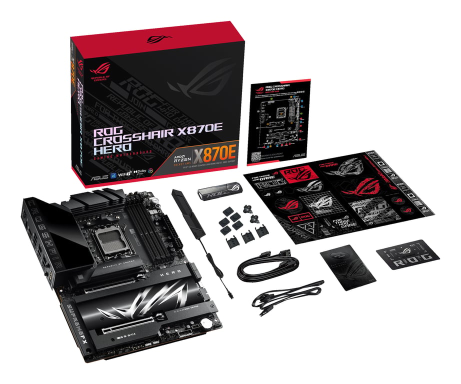 ASUS ROG CROSSHAIR X870E HERO AMD X870E Gniazdo AM5 ATX