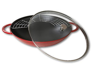 Staub Wok Wok/Stekpanna för omrörning Rund
