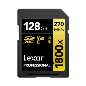 Lexar LSD1800128G-BNNNG 128 GB SDXC UHS-II Class 10 Flash-Speicherkarte