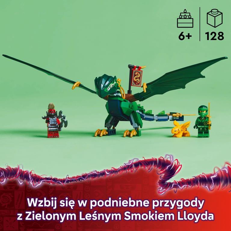 LEGO NINJAGO Zielony leśny smok Lloyda