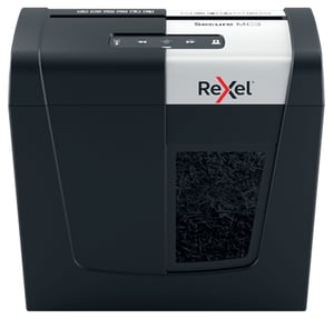 Rexel Secure MC3 dokumentförstörare Korsskärning 55 dB Svart, Silver