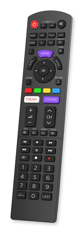 Philips SRP4040/10 pilot TV Naciśnij przyciski