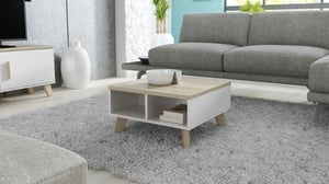 Cama LOTTA 60 Bench, White/Sonoma Oak