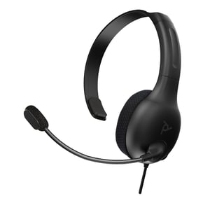 PDP LVL30 Wired Gaming Headset with Headband, Black, Gray