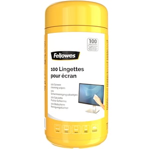 Fellowes 9970311 LCD/TFT/Plasma Cleaning Kit—Wet Cleaning Wipes