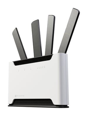 Mikrotik Chateau 5G ax Wireless Router, Gigabit Ethernet, Dual-band (2.4 GHz/5 GHz), White
