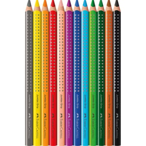 Faber-Castell Jumbo Grip, 12-pack