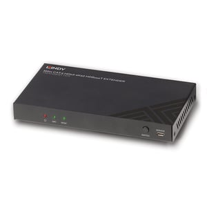 Lindy 38341 AV-Verlängerungskabel AV-Sender Schwarz