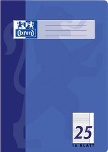 Elba 384401625 Notizbuch A4, 16 Blatt, blau