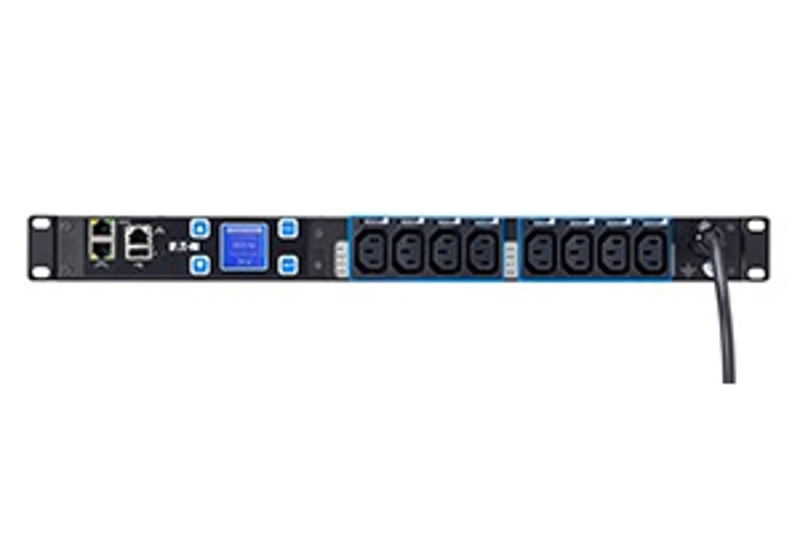 Eaton EMIH28 rozdzielacz zasilania PDU 8 x gniazdo sieciowe 1U Czarny