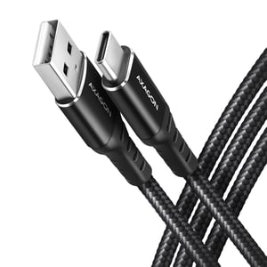 Axagon BUCM-AM10AB USB-Kabel USB 2.0 1 m USB-A auf USB-C Schwarz