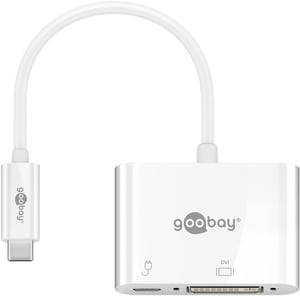 Goobay 62108 USB 3.2 Gen 1 (3.1 Gen 1) Type-C-Hubs und -Konzentratoren, weiß