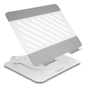 DeLOCK Uchwyt do stojaka na tablet i laptopa, regulowany aluminiowy - obracany o 360°