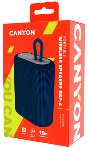 Canyon BSP-4 Przenośny głośnik stereo Niebieski 5 W