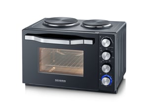 Severin TO 2074 Brödrost 30 l 2500 W Svart Grill