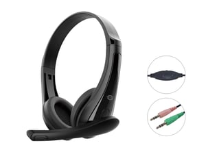 Conceptronic POLONA06B3T Headphones/Headset Wired Headband Calls/Music Black