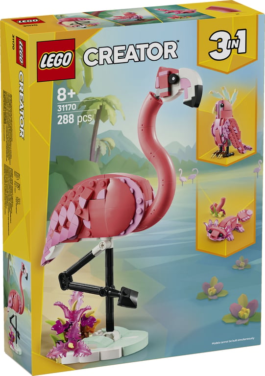 LEGO Creator Dzikie zwierzęta: różowy flaming
