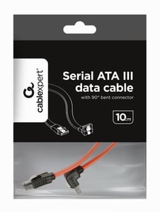 Gembird CC-SATAM-DATA90 SATA-kabel 0,5 m Svart, Röd