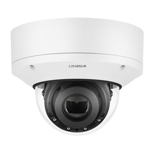 Hanwha Wisenet X Dome IP Security Camera for Indoor and Outdoor Use 1920 x 1080 px Ceiling