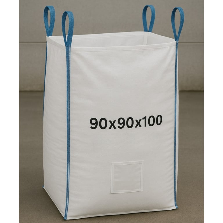 Extralink BIG BAG U+2 90X90X100CM 1000KG 800 l 1 szt. Biały
