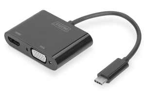 Digitus USB-Typ-C™-Adapter auf HDMI + VGA