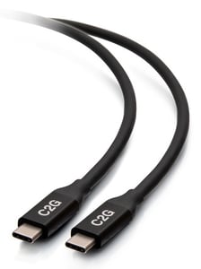 C2G C2G28878 USB4 Gen 2x2 USB cable, 1.01 m, USB-C, 40 Gbit/s, Black