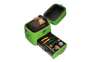 Extralink Glasfaserschweißgerät AI-8C 7800 mAh, LED-Lampe, 5,1-Zoll-LCD-Display