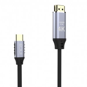 Inca ITCH-02TX kabel HDMI 2 m HDMI Typu A (Standard) USB Type-C Czarny