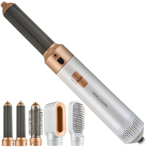 ProfiCare PC-HAS 3132 Hair Straightener and Curler, Warm Black, Rose Gold, Silver, 1000 W