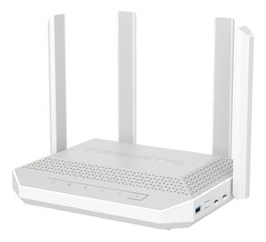 Keenetic Hero 4G+ (KN-2312) Mesh-Router Wi-Fi 6 AX1800 mit 4G+-Modem, 4-Port-Gigabit-Switch und USB-3.0-Anschluss
