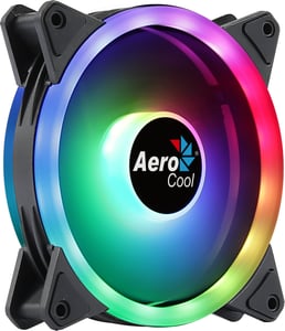 Aerocool Duo 12 PC-Gehäuse, 12-cm-Lüfter, schwarz