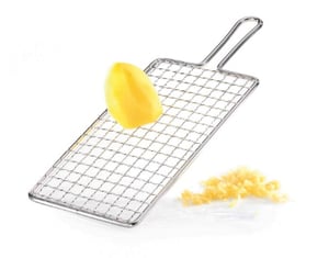 GEFU RUSTICA Flat Grater, Stainless Steel