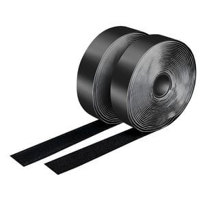 LogiLink KAB0080 kabelband med kardborreband, svart, 2 st.